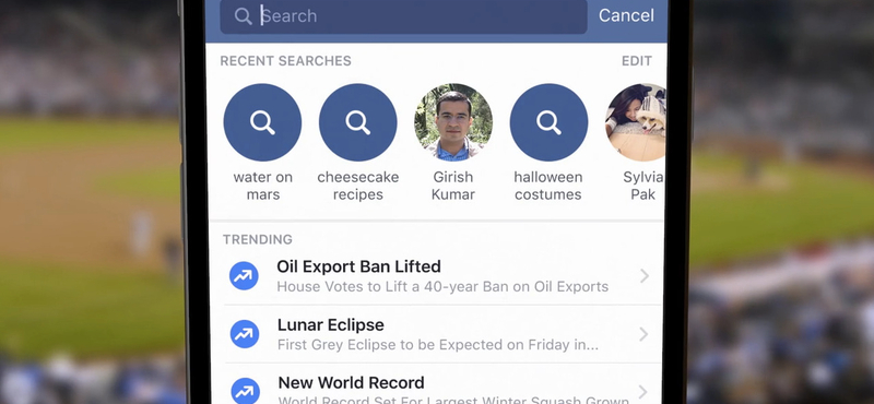 Végre kap egy normális keresőt a Facebook