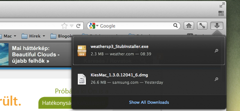 Megérkezett az új letöltés panel a Firefox 14-be!