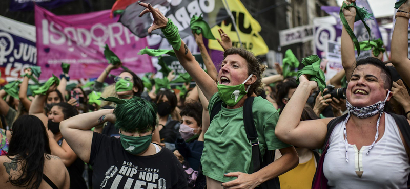 A kongresszus is megszavazta az abortusz legalizálását Argentínában