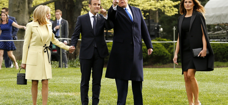 Trump mindent tudhat Emmanuel Macron szexuális életéről