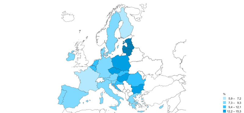 7,4 százalékra csökkent az infláció Németországban, itthon még 25 felett van