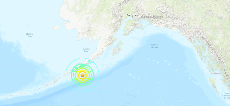 7,2-es földrengés rázta meg Alaszkát
