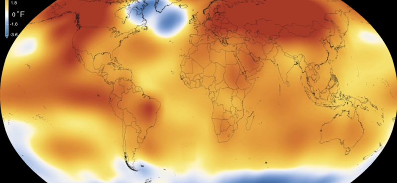 A valaha mért legmelegebb volt az idei január