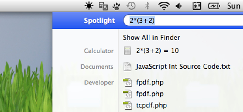 OS X tipp: rejtett számológép a Spotlightban!