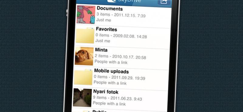 Letölthető a Microsoft Skydrive iOS-re és WP7-re is!