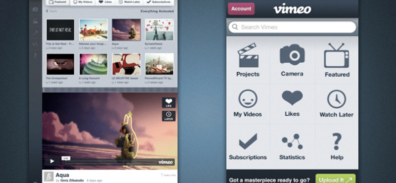 Letölthető az új Vimeo alkalmazás iOS-re! Hatalmas változás!