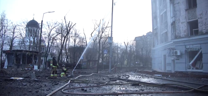 Az elmúlt hetek legsúlyosabb orosz rakétatámadása érte Kijevet