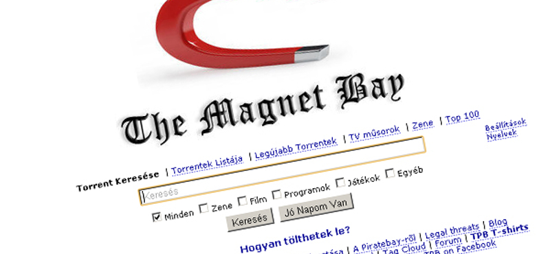 Nincs több torrent - mágnes öböl lett a PirateBay