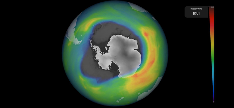 Már 18 000 000 négyzetkilométeres ózonlyuk tátong az Antarktisz felett