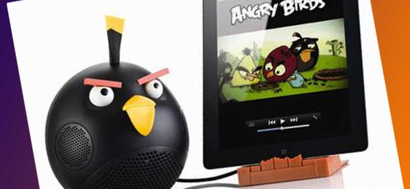 Mérges karácsonyi ajándék - Angry Birds iPad dokkoló