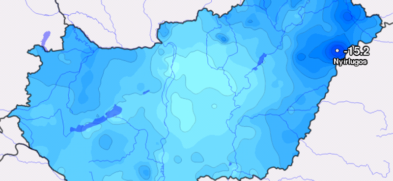 Még hogy tavasz... megdőlt az országos hidegrekord