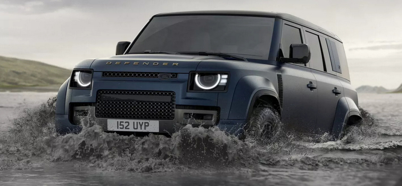 Itt a megújult Land Rover Defender, akár 635 lovas biturbó V8-cal