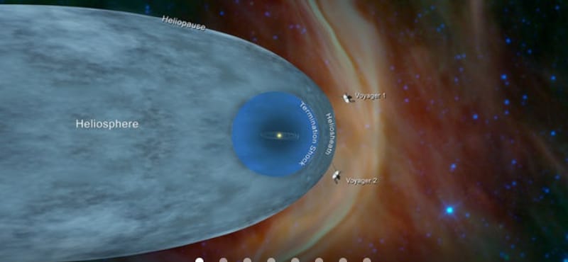 Egy 50 000 Celsius-fokos „falat” találtak a Naprendszer szélénél a Voyager űrszondák