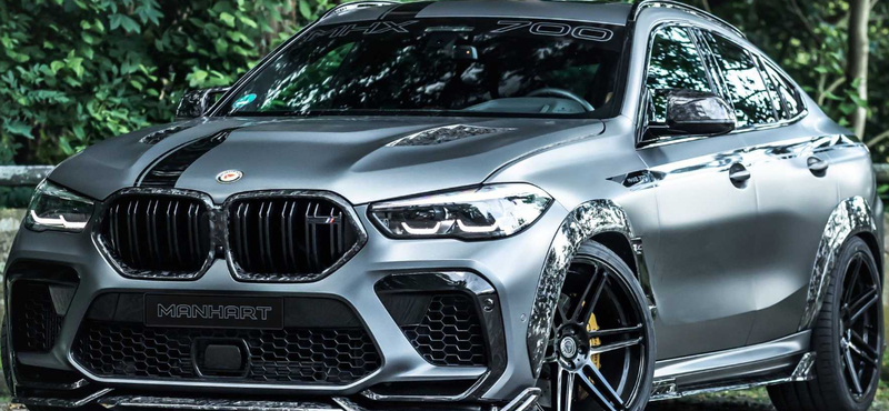 Karbontúladagolás: 730 lóerős lett a BMW X6 M divatterepjáró