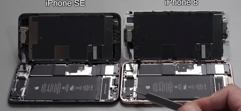 Videó: Szétszedték az új iPhone SE-t, így néz ki belülről