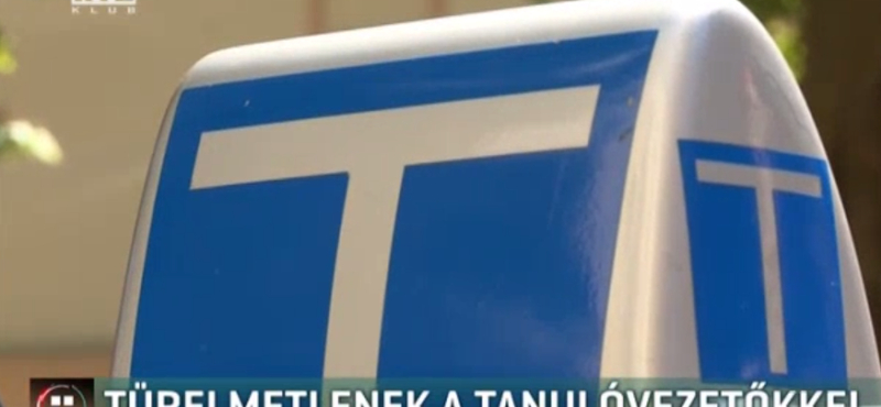 Türelmetlen és bunkó autósok rémisztgetik a tanulóvezetőket