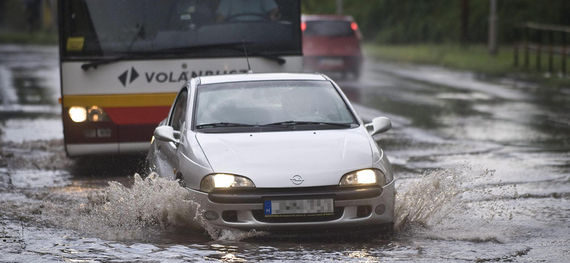 Óriási vihar csapott le Kecskemétre - fotók