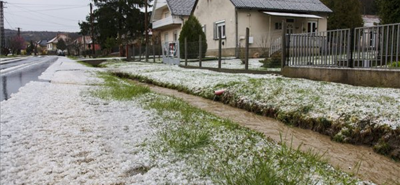 Jégeső zúdult Zalaegerszegre – fotók, videó