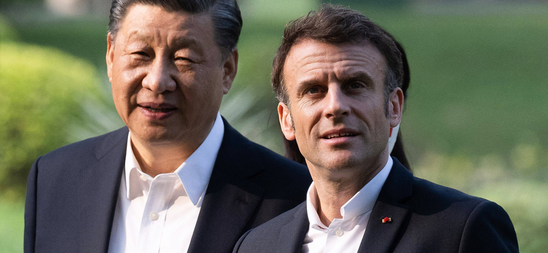 Orbán előtt Macronnal és von der Leyennel tárgyal a kínai elnök
