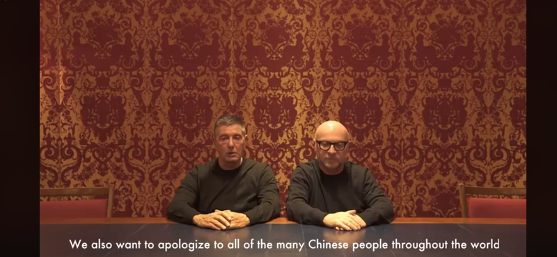 Bűnbánó videóban kért bocsánatot rasszista reklámjáért Dolce és Gabbana