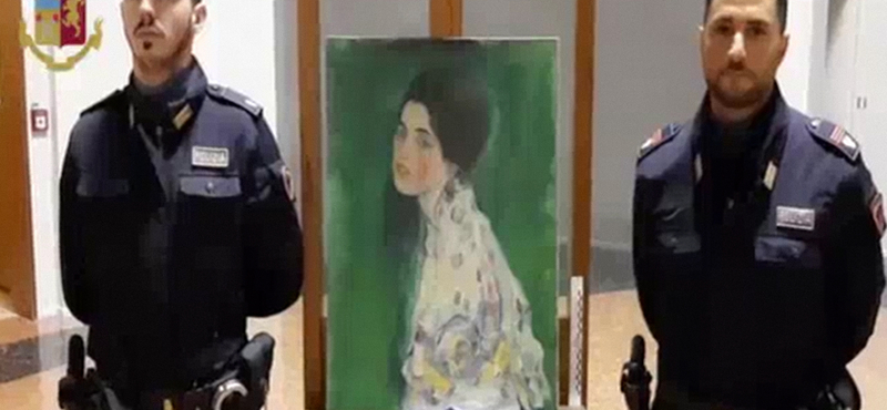 Előkerült egy ellopott Klimt-festmény