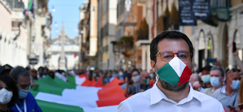 Nem tett jót Matteo Salvini népszerűségének a koronavírus-járvány