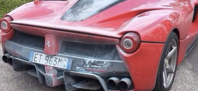 Nocsak, a LaFerrari is hajlamos a kigyulladásra?