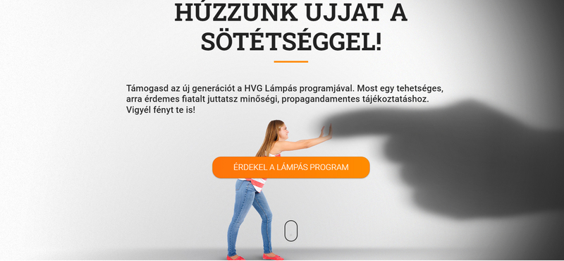 Elindult a HVG Lámpás programja – tegyünk együtt a sötétség ellen