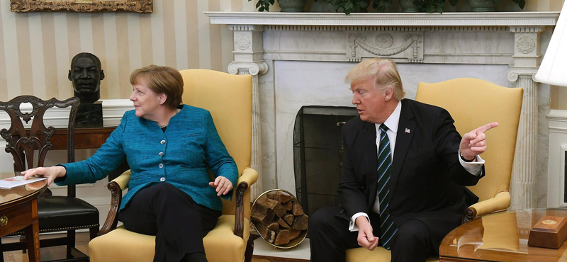 A washingtoni csúcson sem melegedett össze Trump és Merkel