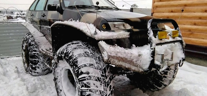 A Lada Niva a kanyarban sincs ehhez képest a különleges Samarához képest