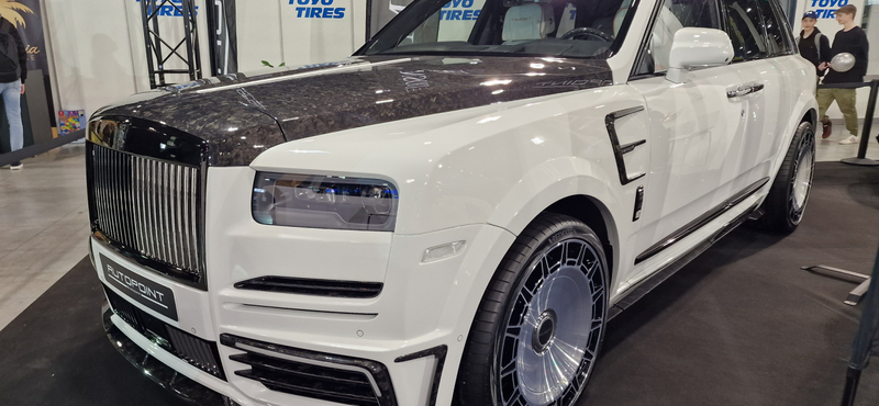 380 millió forintos tuning Rolls-Royce Budapesten, beültünk a hatalmas szörnyetegbe