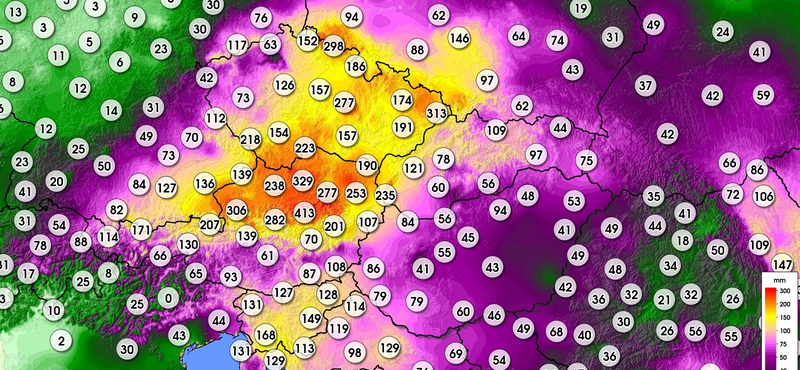 Az átlagos szeptemberi csapadékmennyiség két és félszerese zúdult Sopronra az utóbbi napokban