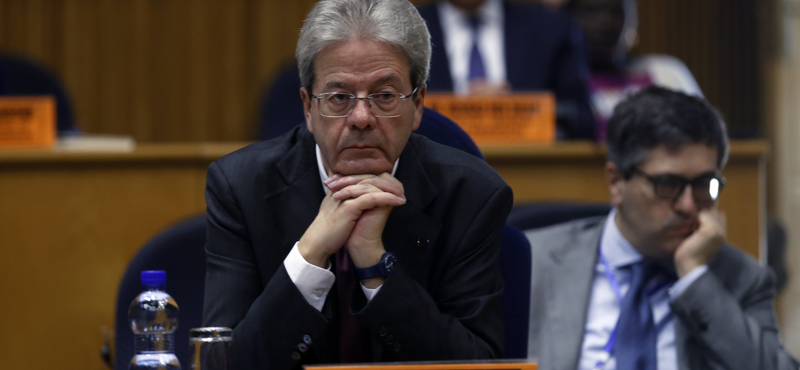 Gentiloni: 1500 milliárd eurós gazdaságélénkítő csomagra lenne szüksége az EU-nak