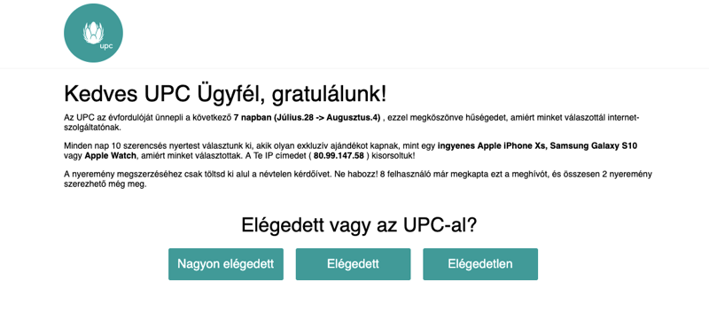 A UPC is megerősítette: csalók vadásznak a netezők bankkártyáinak adataira