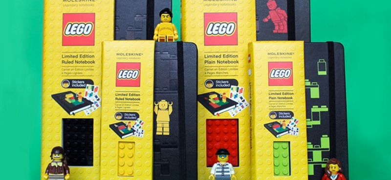 Akarjuk: Lego Moleskine az igazán kreatív jegyzetekhez