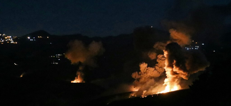 Az izraeli légierő két órán át bombázta Dél-Libanont az éjjel