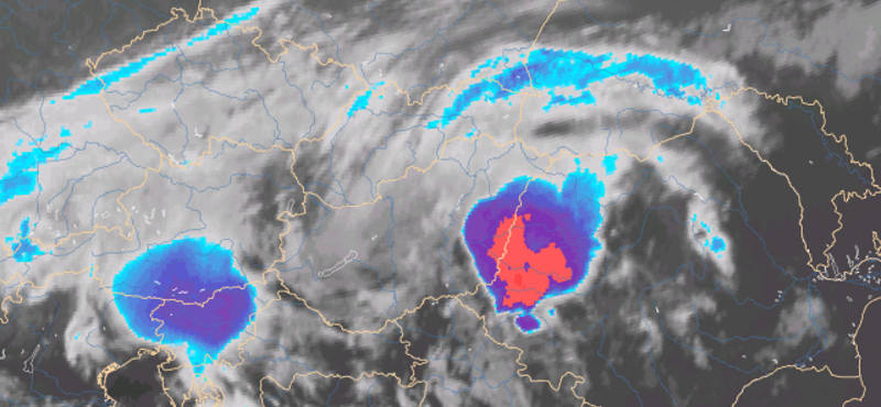 Lefotózták az űrből az országot fenyegető vihargócot – műholdkép