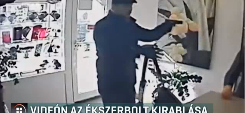 Videón a Bocskai úti ékszerüzlet kirablása: az elkövető egyszerűen elsétált