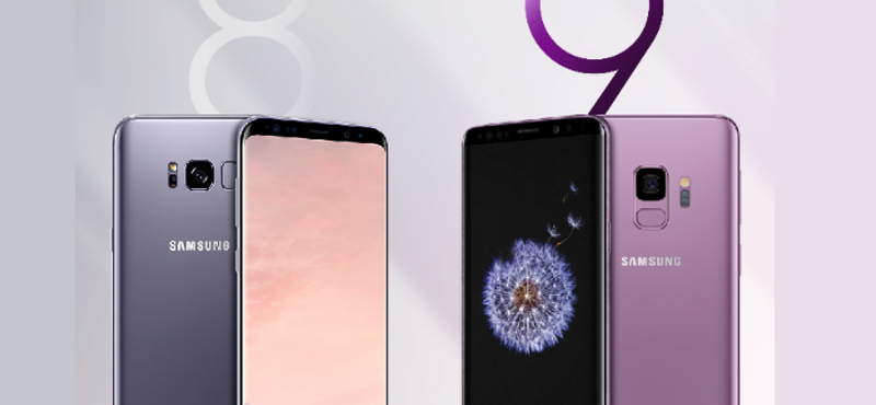 Infografika: ez a különbség a Galaxy S8 és a Galaxy S9 között