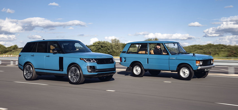 Látványos retro kiadással ünneplik az 50 éves Range Rover típust