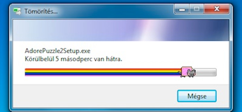 Döbbenet: Nyan Cat állapotjelző Windowsra