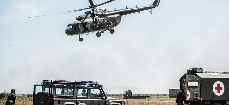 Lezuhant egy katonai helikopter Horvátországban