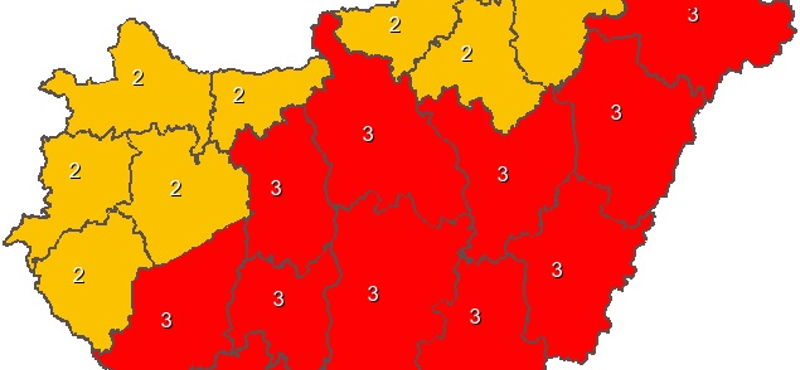 Szombat este érkezhet a hidegfront, vége a nagy melegnek