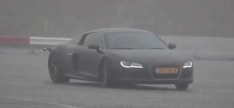 Audi R8-ra váltott a Ferrarit zúzó holland DJ - videó