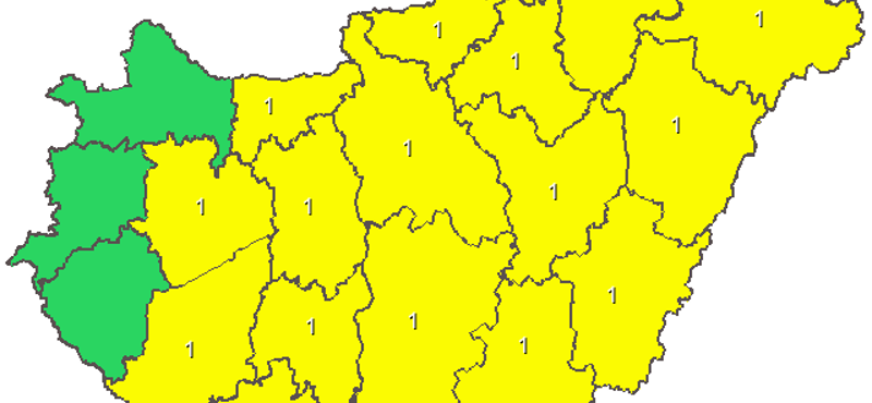 Majdnem az egész országban leszakadhat az ég kedden is – térkép