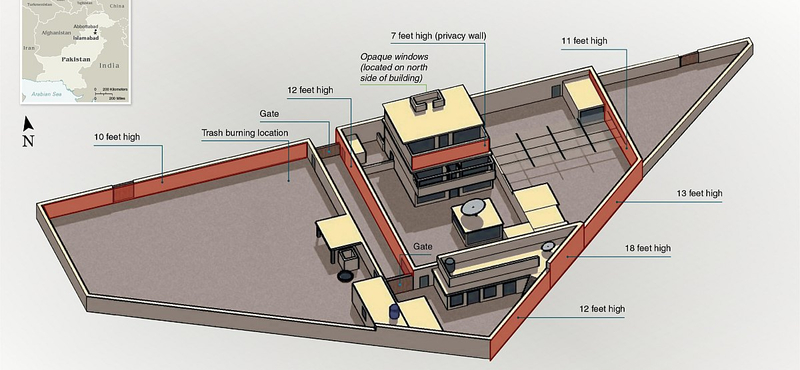Így nézett ki Oszama bin Laden bunkere