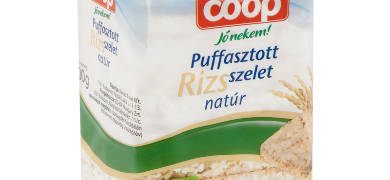 Háromféle puffasztott rizst hívtak vissza a Coopokból