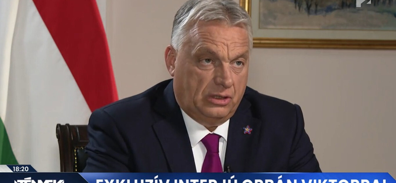 Orbán a Tényeknek: Merz kancellárral egy rövid mondatban tisztáztuk az ukrán-orosz álláspontunkat