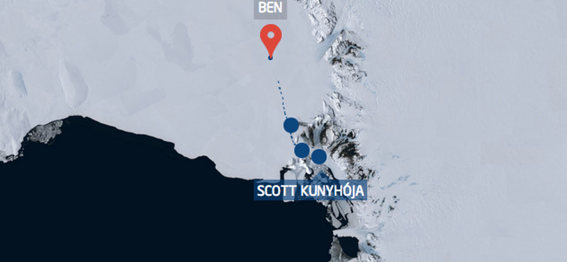 Világrekord-kísérlet: itt követheti, hogy merre járnak a sarkkutatók