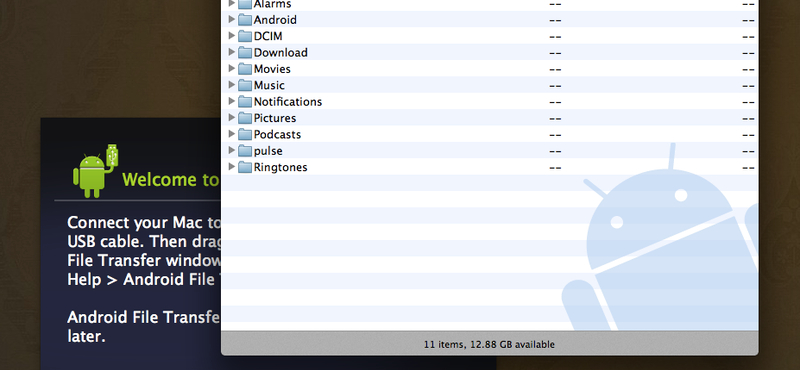 Fájlok mozgatása Android 3-as vagy 4-es eszközök és Macek között, teljes kényelemben